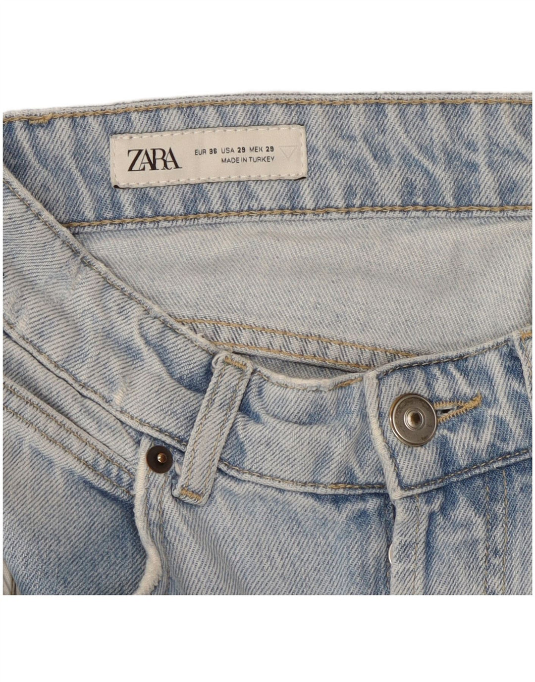 Ανδρικό τζιν φαρδύ τζιν ZARA EU 36 XS W29 L31 Μπλε βαμβακερό