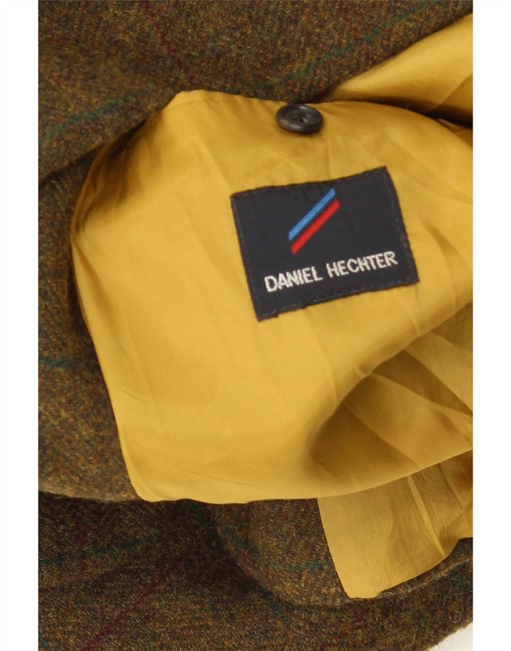 Daniel Hechter Ανδρικό μπουφάν 2 σε 1 σακάκι UK 40 Large Green Houndstooth