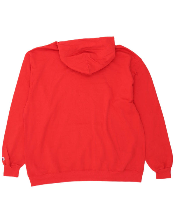 Ανδρικό Champion Graphic Hoodie Jumper 3XL Red Cotton