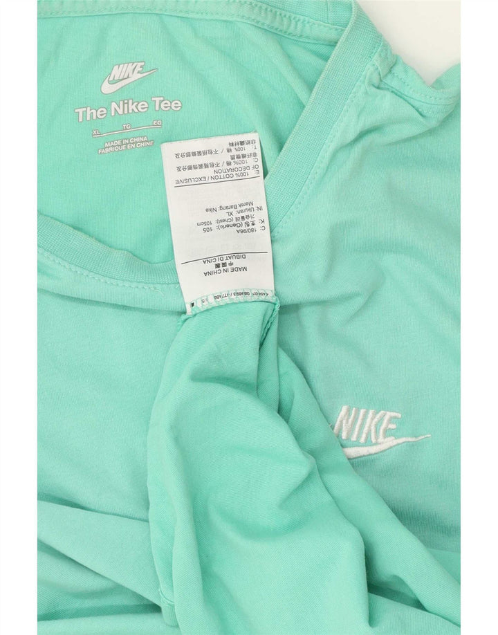 Ανδρικό T-Shirt Nike Top XL Τυρκουάζ βαμβακερό