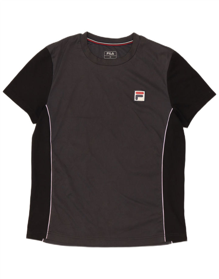 Ανδρικό T-Shirt FILA Top IT 48 Medium Grey Colourblock Polyester