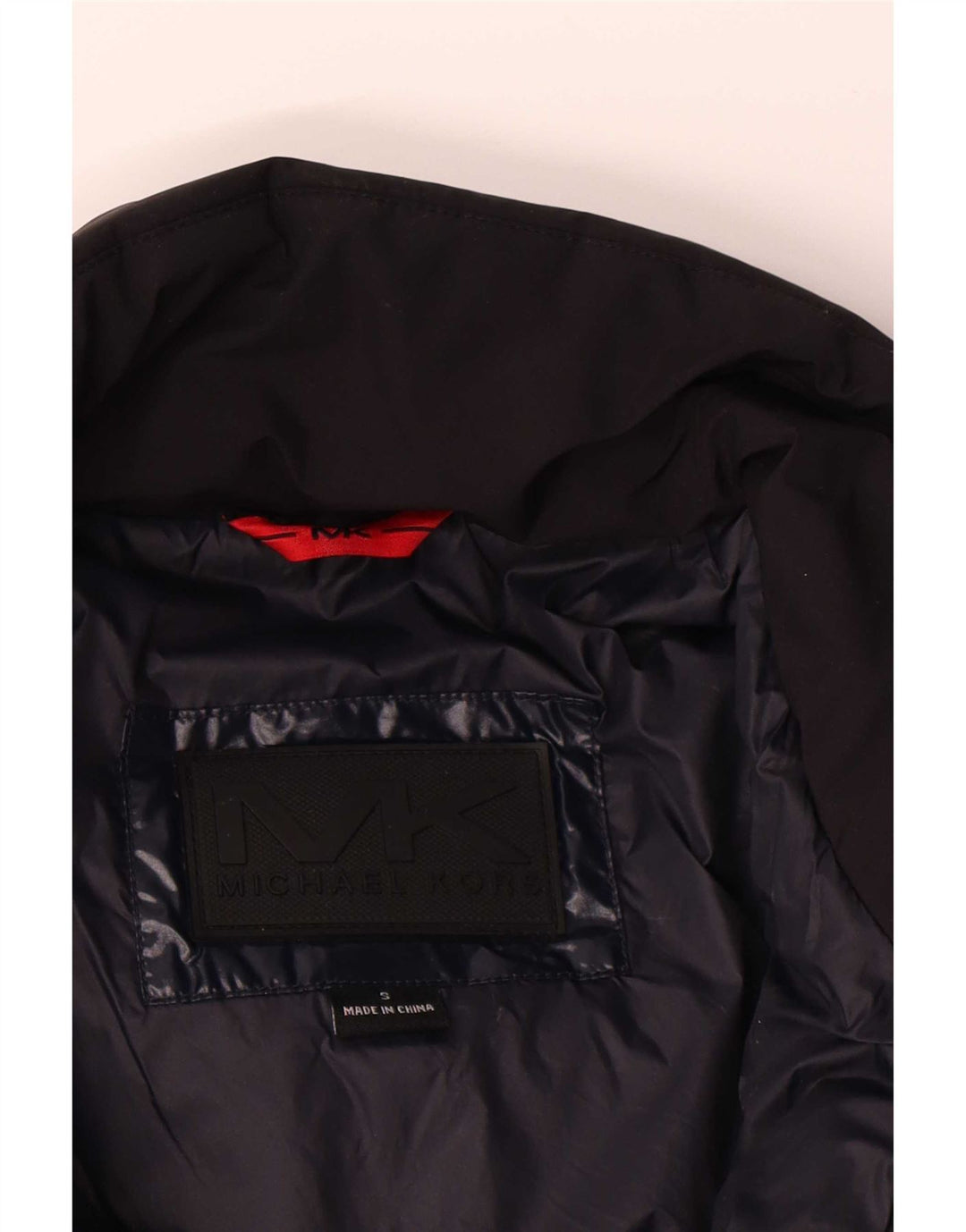 Michael Kors Ανδρικό μπουφάν με επένδυση UK 36 Small Navy Blue Polyester