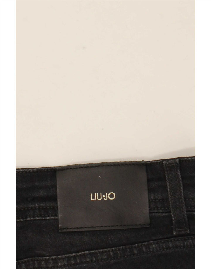 Liu Jo Mens Frank Slim Jeans W31 L31 Μαύρο
