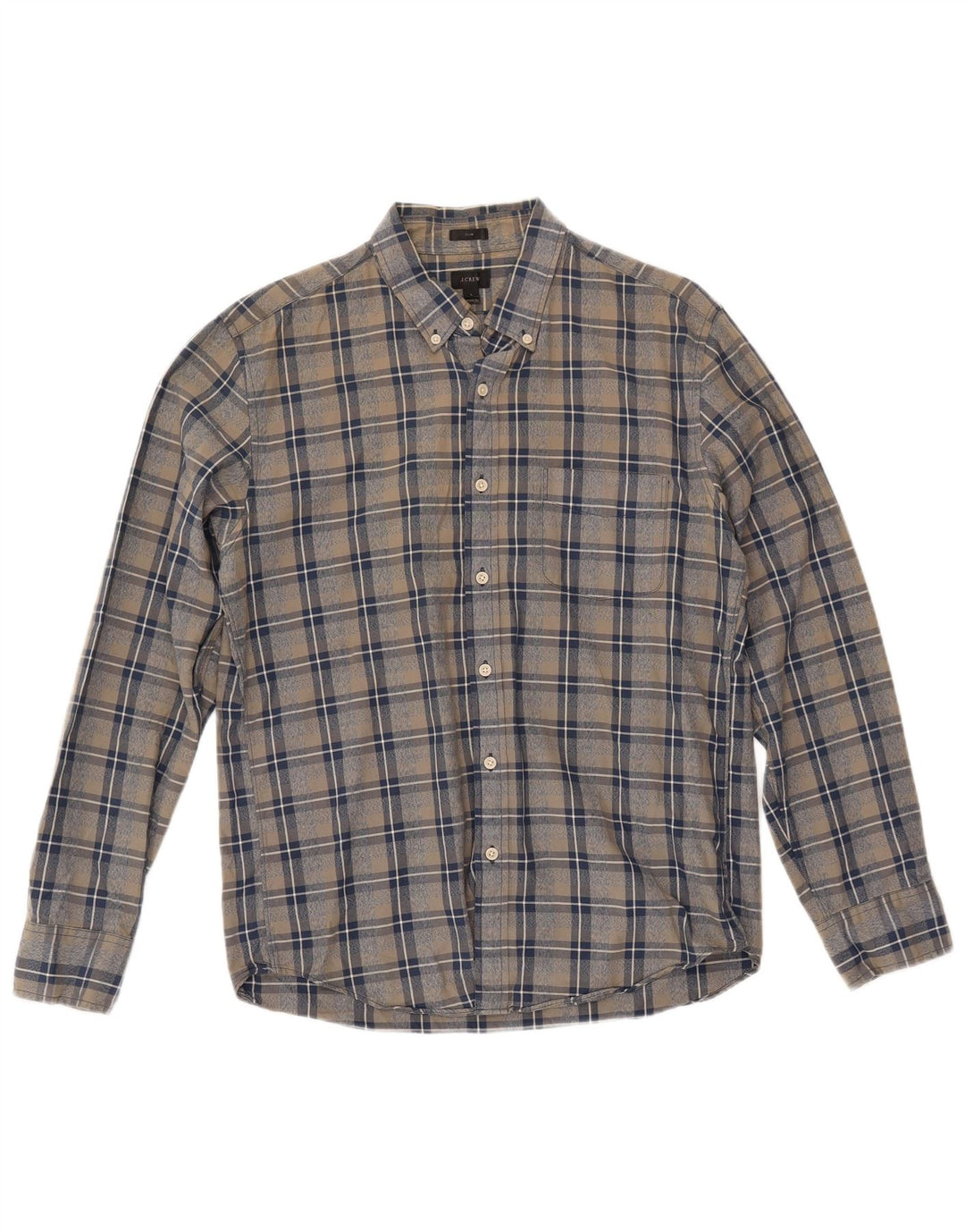 Ανδρικό πουκάμισο J. Crew Slim Fit μεγάλο πολύχρωμο βαμβακερό