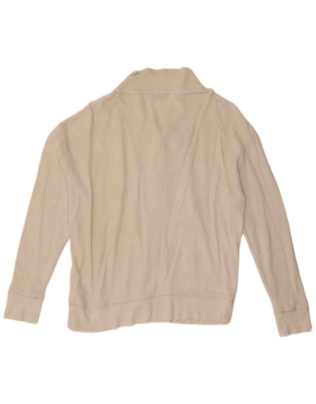 Γυναικείο φούτερ με λαιμόκοψη Ralph Lauren UK 14 μεσαίο λευκό βαμβακερό