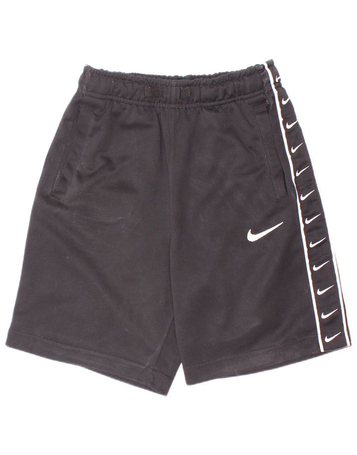 Γραφικό αθλητικό σορτς Nike Boys 10-11 ετών, μεσαίο μαύρο πολυεστέρα