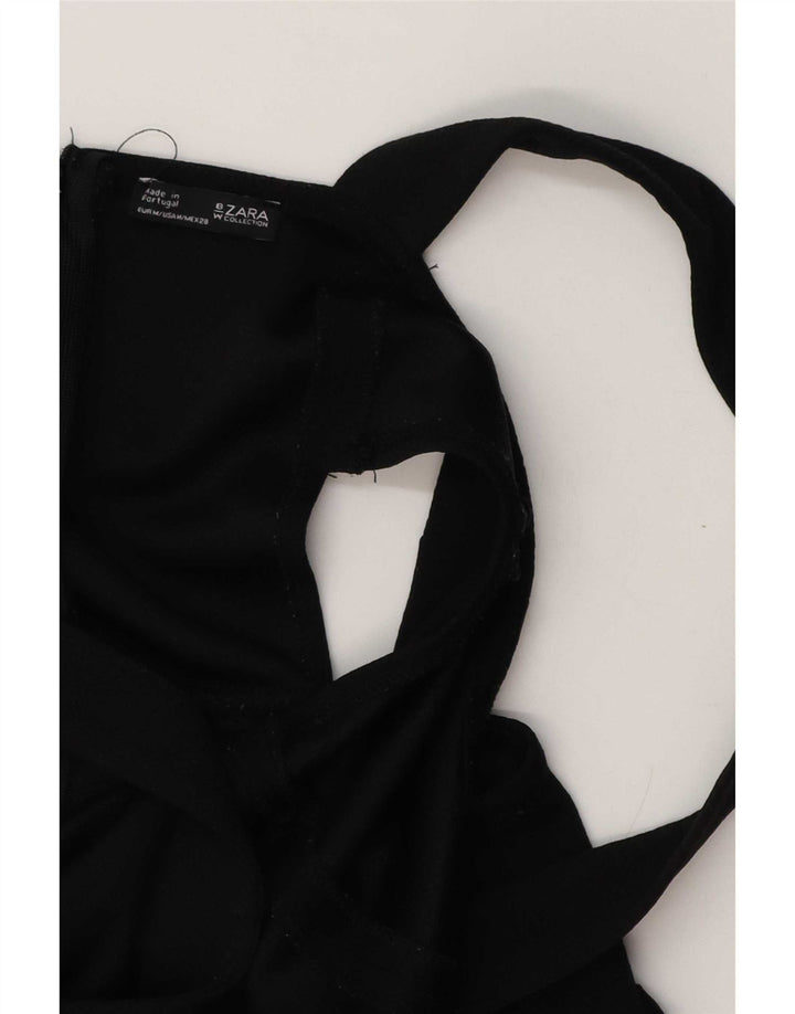 Zara γυναικεία αμάνικη φόρμα UK 12 Medium Black