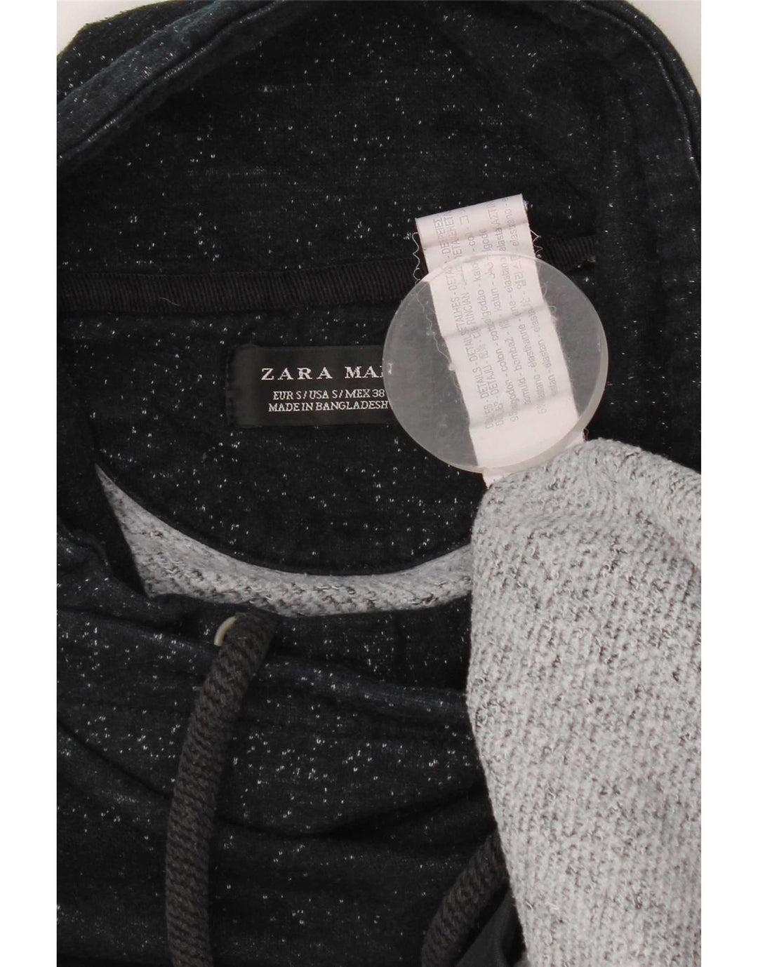 Ανδρικό φούτερ Zara Jumper Μικρό μπλε ναυτικό βαμβακερό