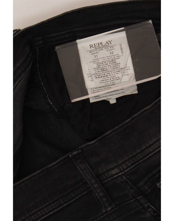 Replay Ανδρικό Slim Jeans W31 L32 Γκρι βαμβακερό