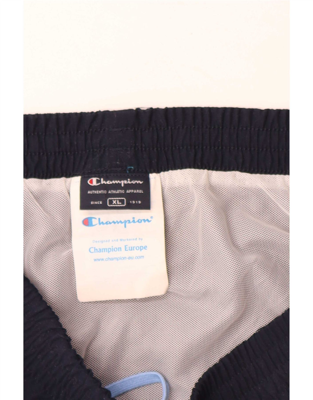 Champion Ανδρικό γραφικό σορτς κολύμβησης XL Navy Blue Colorblock Πολυεστέρας