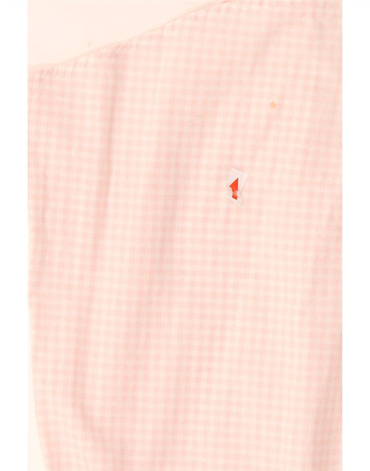 Γυναικείο κοντομάνικο πουκάμισο Tommy Hilfiger US 4 Small Pink Gingham