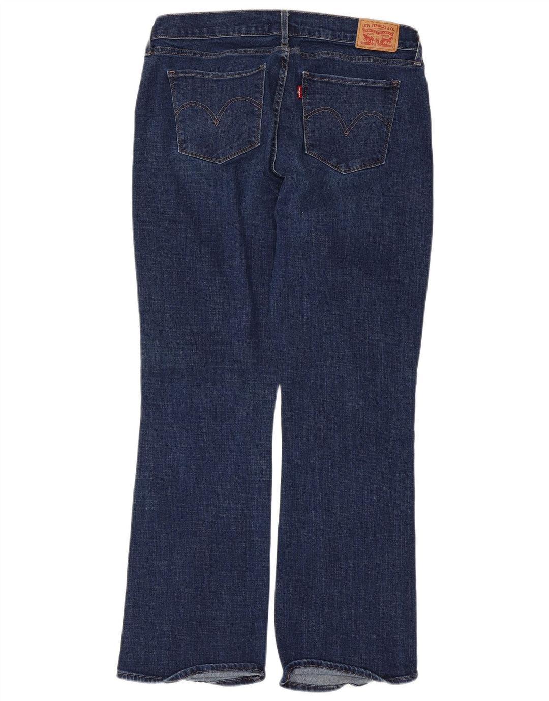 Γυναικείο τζιν μποτάκι με καμπύλες Levi's W33 L30 μπλε βαμβακερό