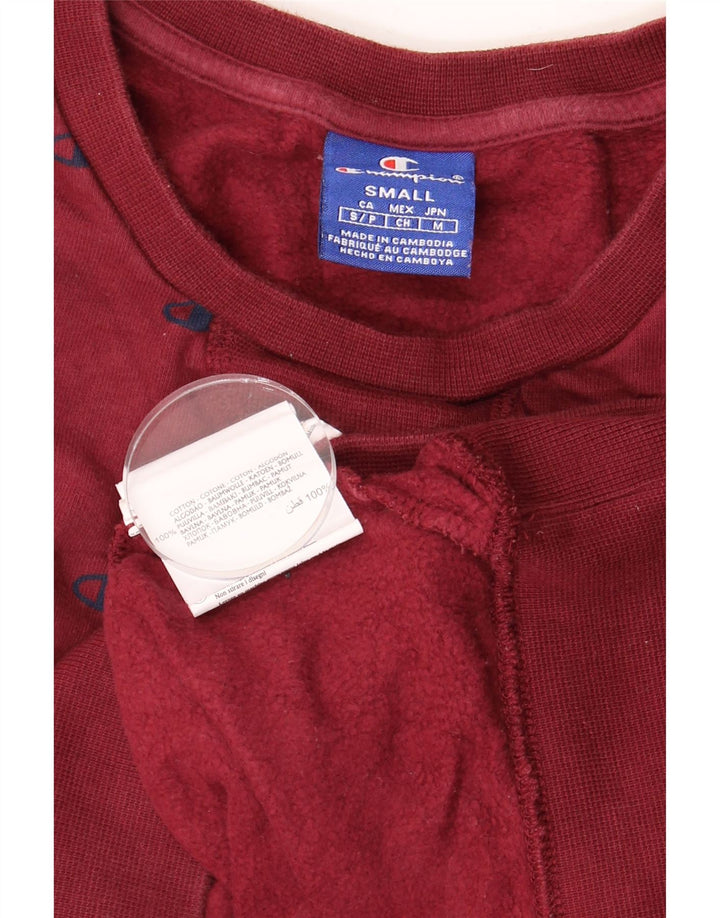 Ανδρικό γραφικό φούτερ Champion Jumper Μικρό Βουργουνδί Βαμβακερό