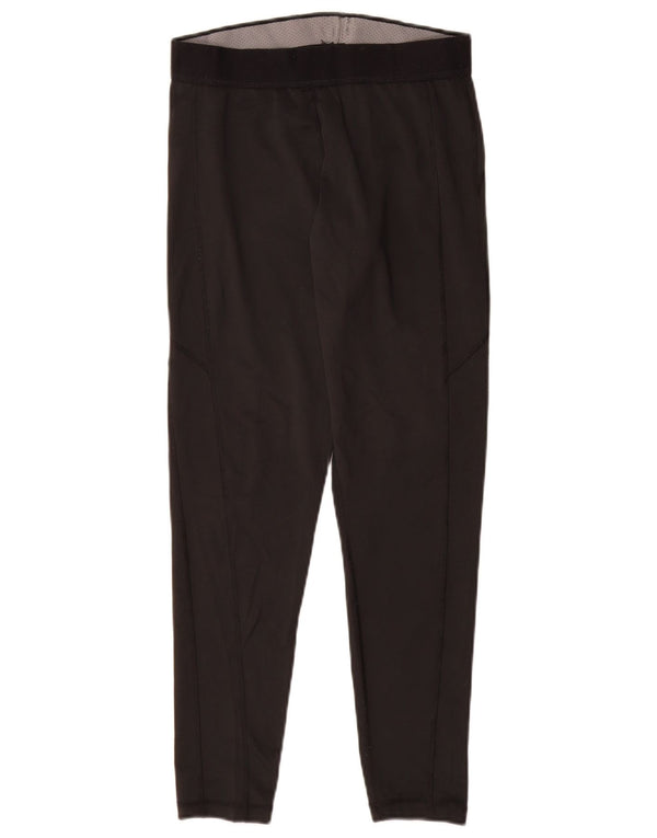 Γυναικεία κολάν ADIDAS Climalite UK 12/14 Medium Black Polyester