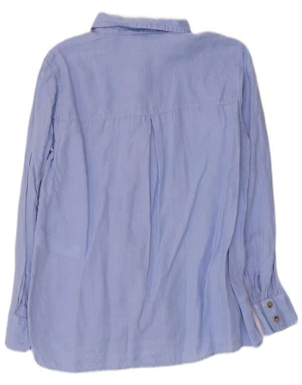 Massimo Dutti Γυναικείο πουκάμισο EU 38 Small Blue Len