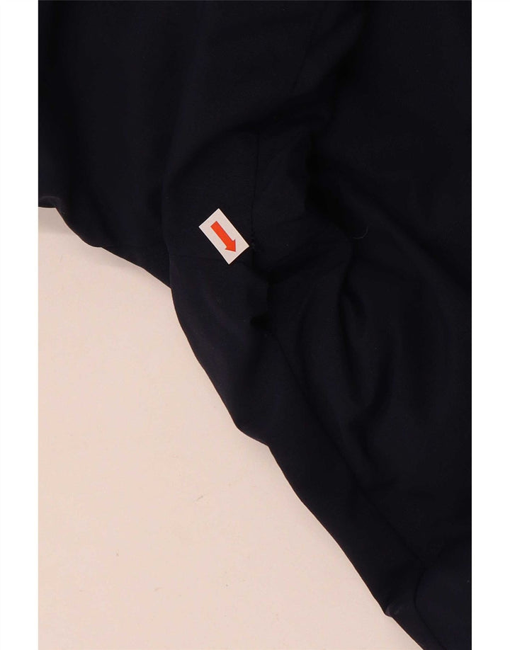 Ανδρικό τζάκετ με κουκούλα Adidas UK 38 Medium Navy Blue Polyamide