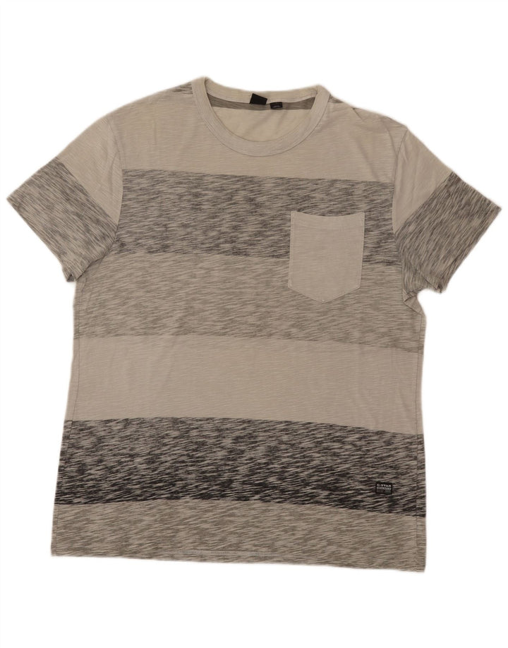 Ανδρικό T-Shirt G-STAR Top XL Grey Flecked