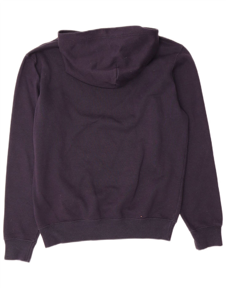 Champion Mens Graphic Hoodie Jumper Small Navy Blue