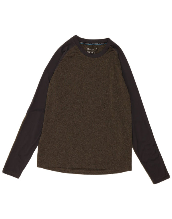 Ανδρική μπλούζα Mountain Warehouse, Μακρυμάνικο Small Green Colourblock Sports