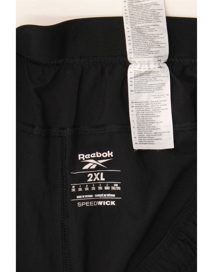 Ανδρικό αθλητικό σορτς Reebok Speedwick 2XL μαύρο πολυεστέρα
