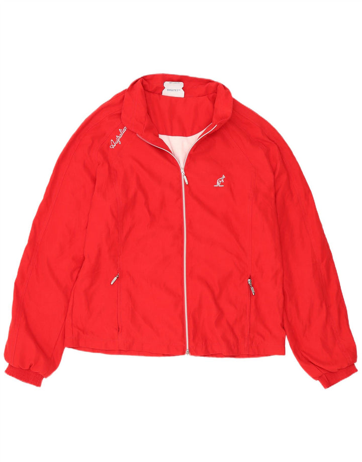 Γυναικεία αθλητική φόρμα AUSTRALIAN L'ALPINA Top Jacket IT 46 μεγάλο κόκκινο πολυεστέρα