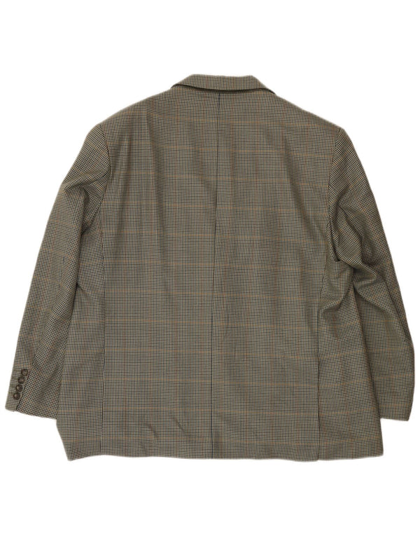 Marks & Spencer Ανδρικό σακάκι σακάκι με 2 κουμπιά UK 46 XL Green Houndstooth