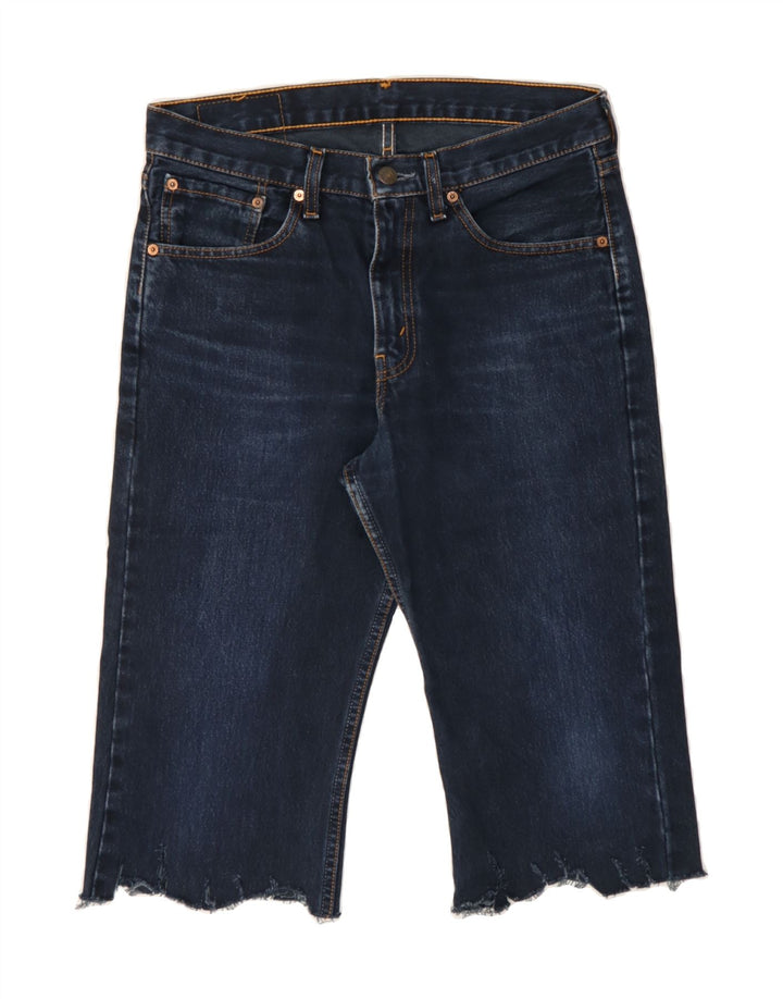 LEVI'S Mens 751 Denim Shorts W30 Medium Navy Blue Cotton Vintage Levi's and Second-Hand Levi's from Messina Hembry 