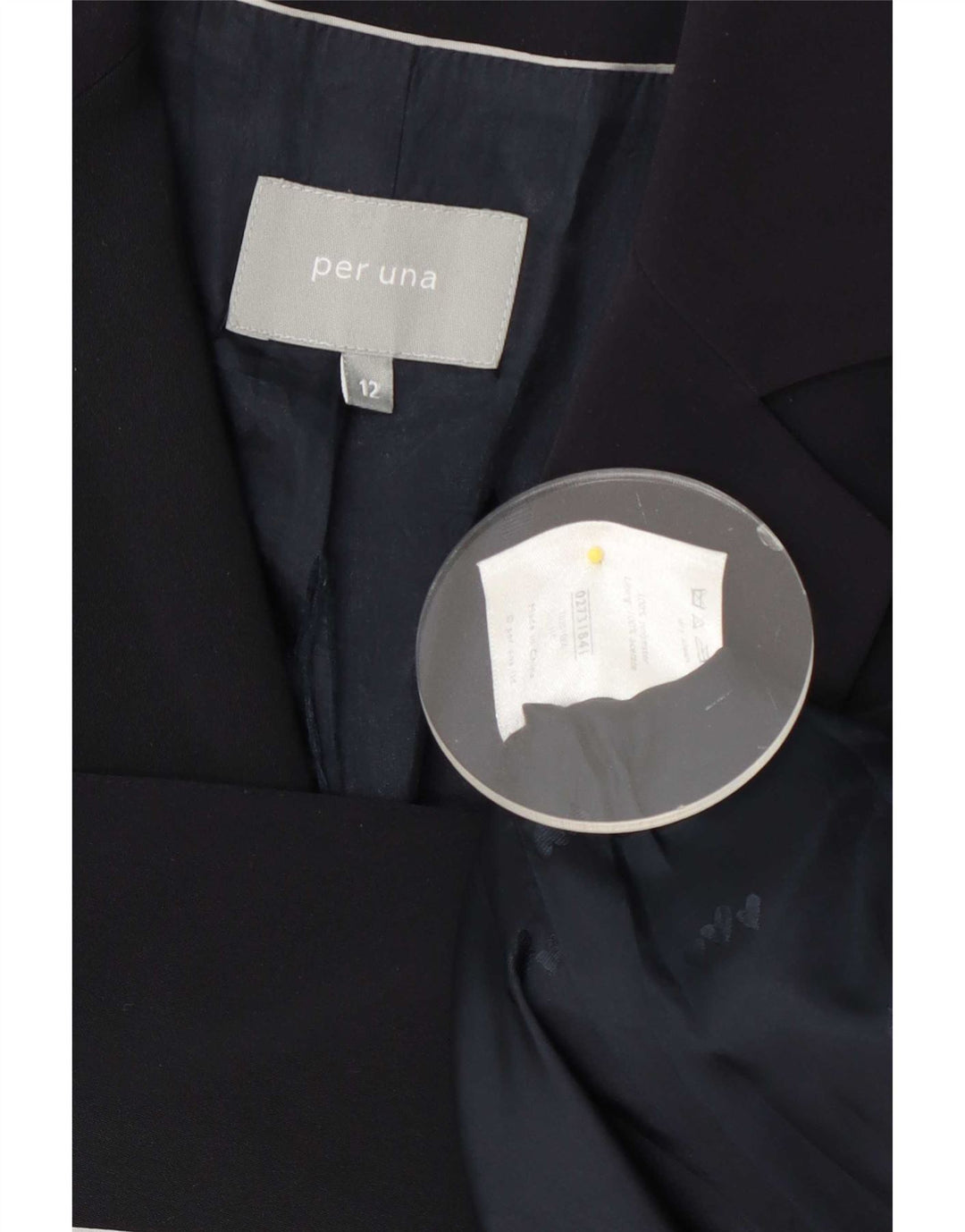Marks & Spencer Womens Per Una Blazer Jacket UK 12 Medium Navy Blue