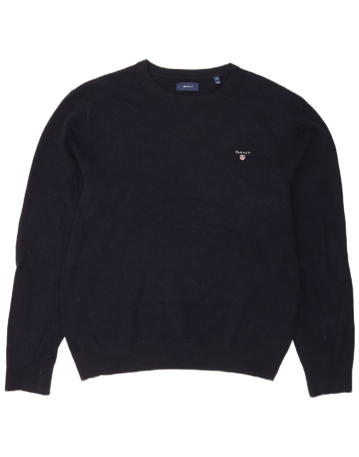 Ανδρικό πουλόβερ Gant Boat Neck Jumper XL Navy Blue Wool