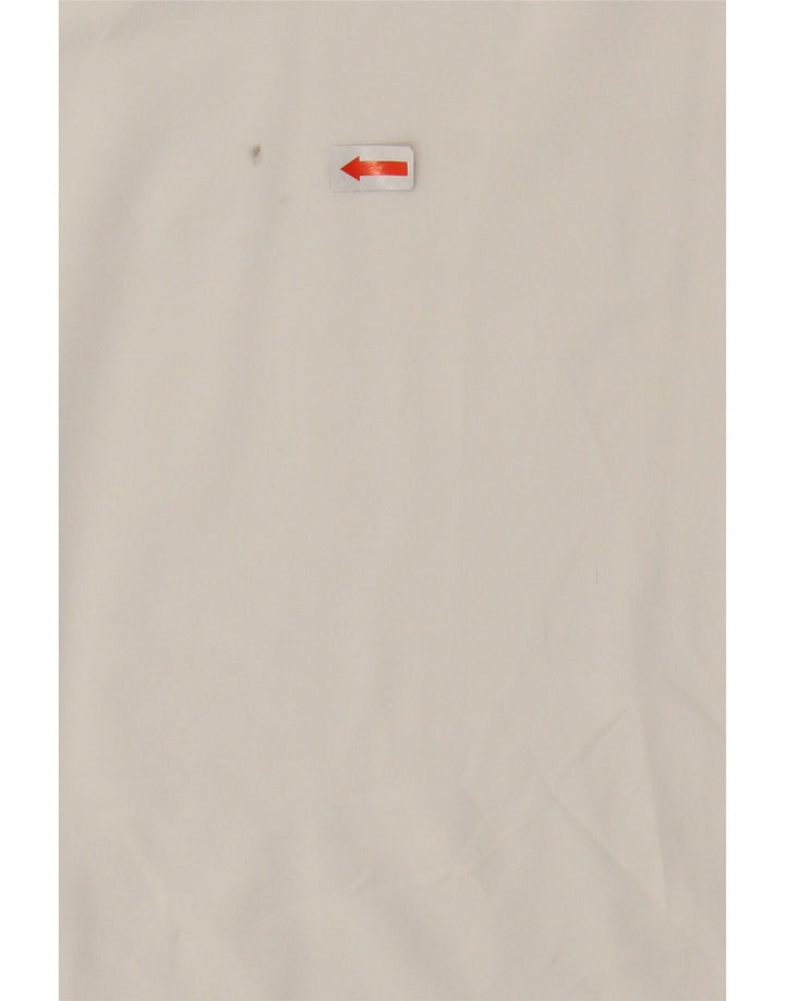 CHAMPION Mens Top Long Sleeve 2XL White Polyester