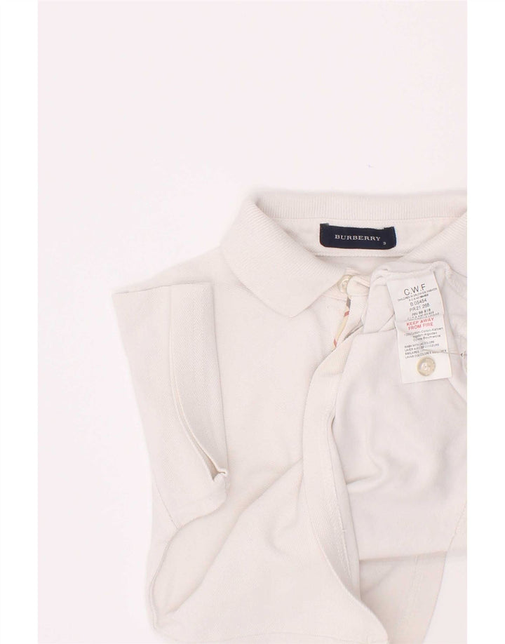 Burberry Boys Polo πουκάμισο 2-3 ετών Λευκό