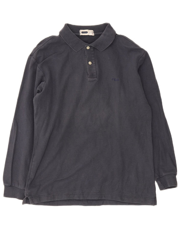 Fila Ανδρικό μακρυμάνικο μπλουζάκι πόλο IT 46 Small Navy Blue