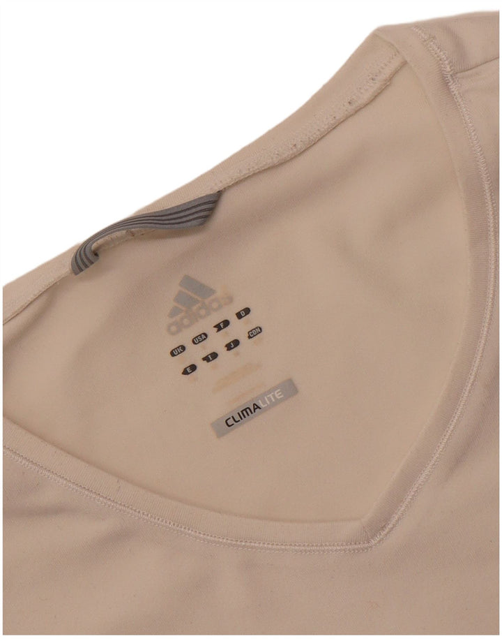 ADIDAS Womens Climalite T-Shirt Top UK 8 Small White