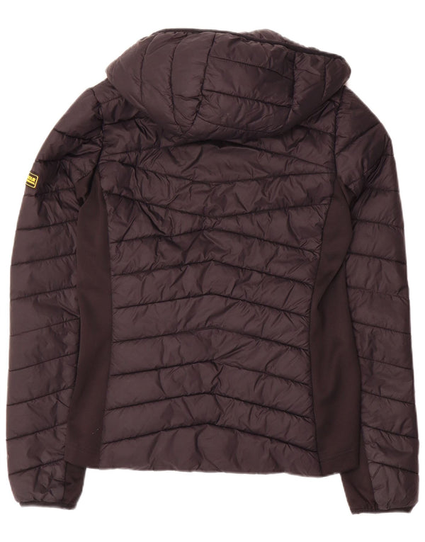 Γυναικείο μπουφάν με κουκούλα Barbour UK 10 Small Black Polyamide