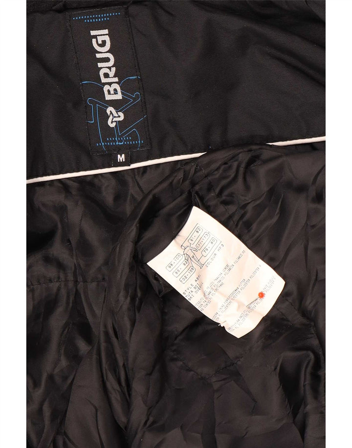 Ανδρική φόρμα για σκι με γραφική κουκούλα Brugi Medium Black Colourblock Polyamide