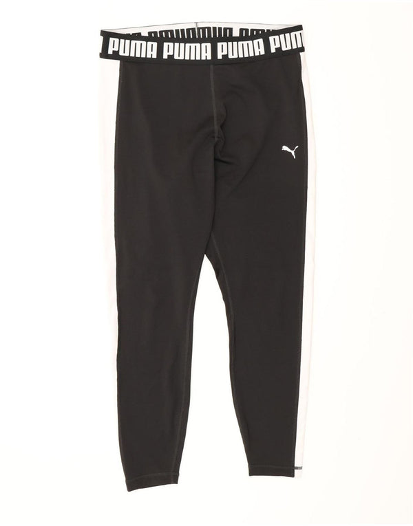 Γυναικεία γραφικά κολάν Puma UK 16 Large Black Polyester Sports