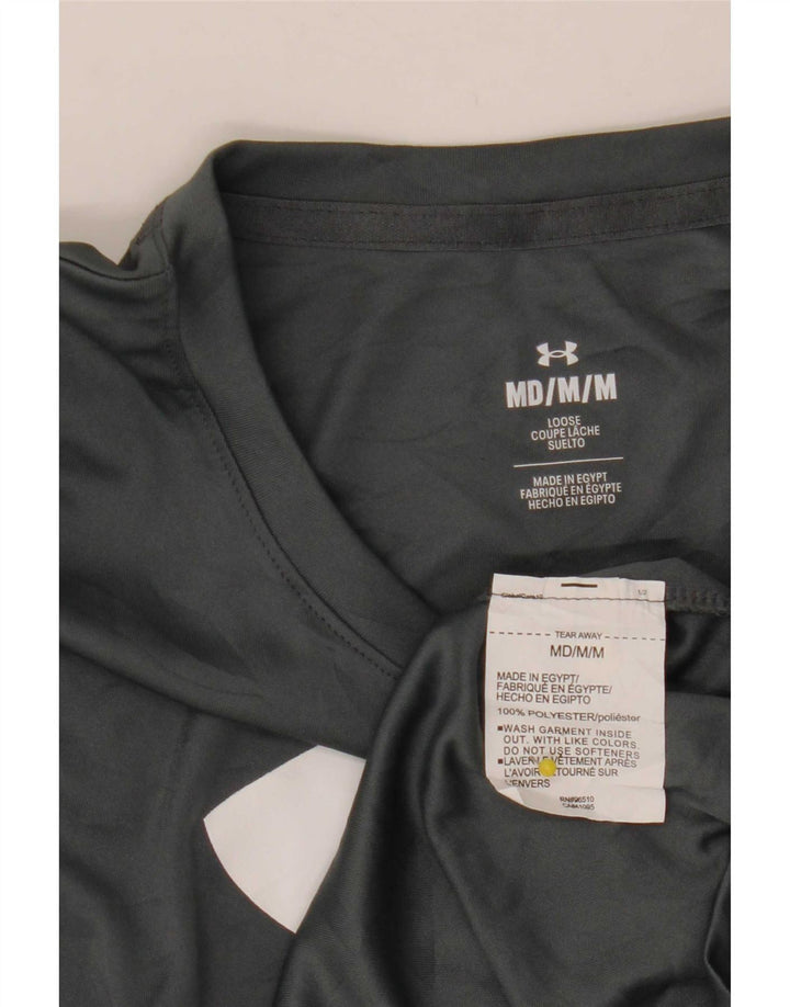 Ανδρικό γραφικό μπλουζάκι Under Armour Top Medium Grey Polyester