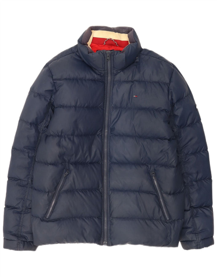 Tommy Hilfiger Ανδρικό μπουφάν UK 44 2XL Navy Blue Polyester