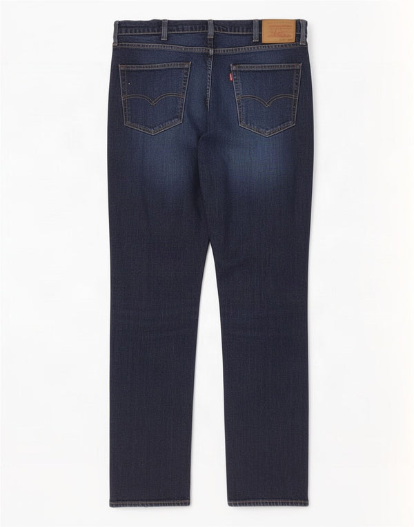 Levi's Mens 511 Slim Jeans W38 L34 Navy Blue Cotton