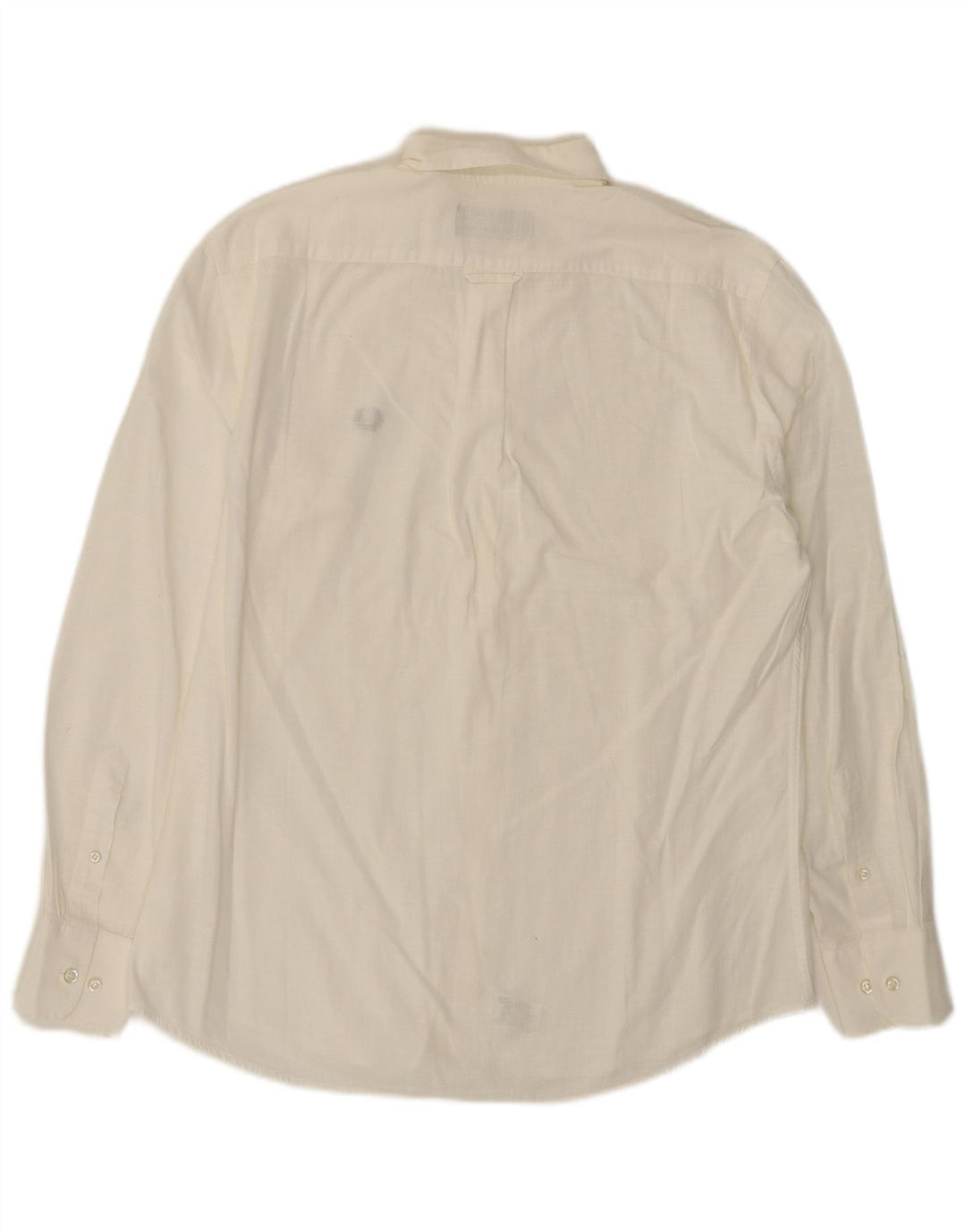Ανδρικό πουκάμισο Fred Perry, μεσαίο λευκό βαμβακερό