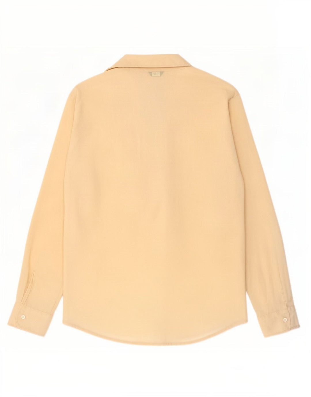 Benetton Γυναικεία Μπλούζα See Through πουκάμισο IT 42 Medium Beige Polyester