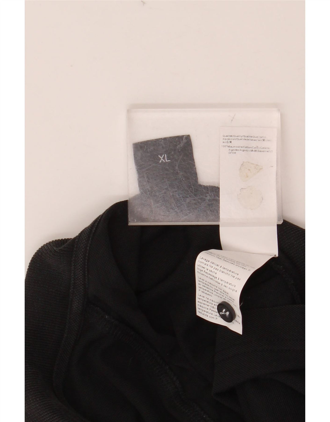 Ανδρικό πουκάμισο πόλο HUGO BOSS XL Μαύρο βαμβακερό