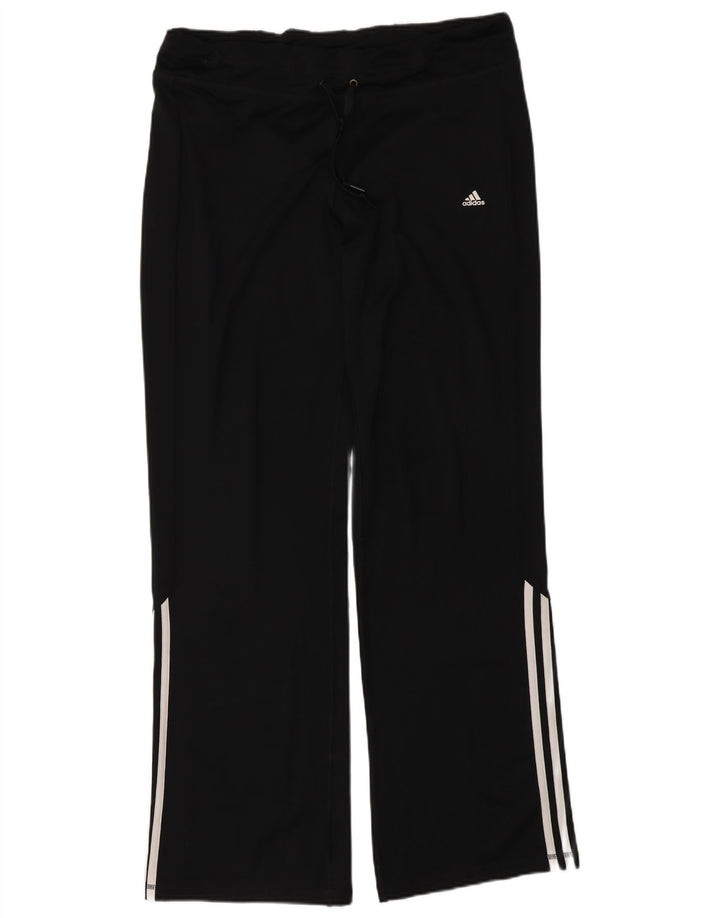 Γυναικεία αθλητική φόρμα Adidas Climalite UK 16/18 μεγάλο μαύρο πολυεστέρα