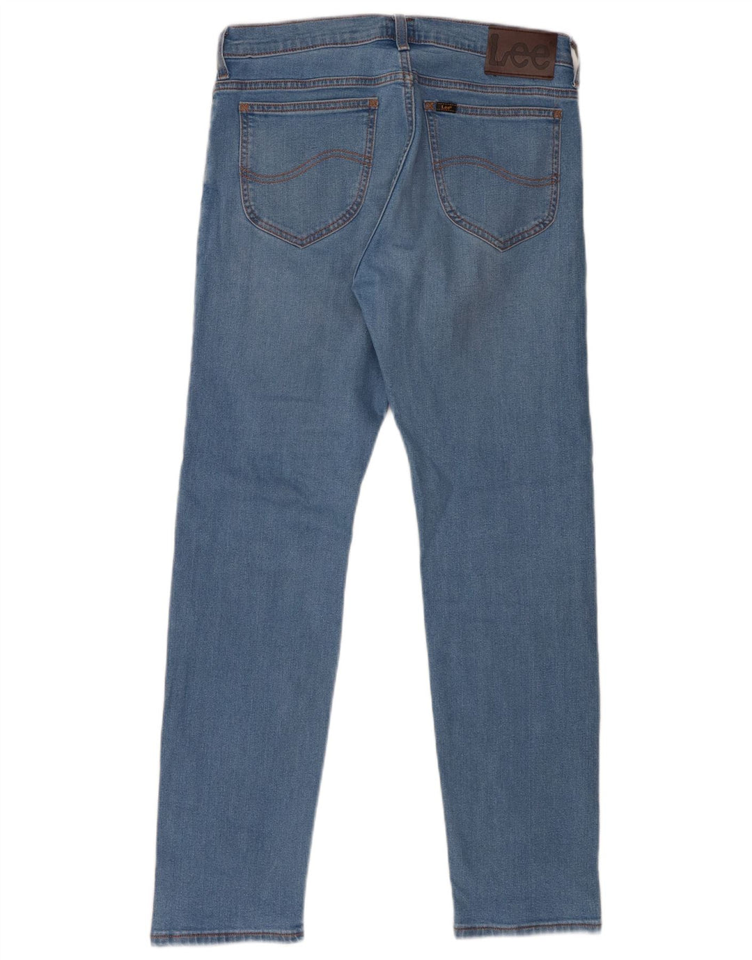 LEE Mens Rider Slim Jeans W31 L32 Blue Cotton