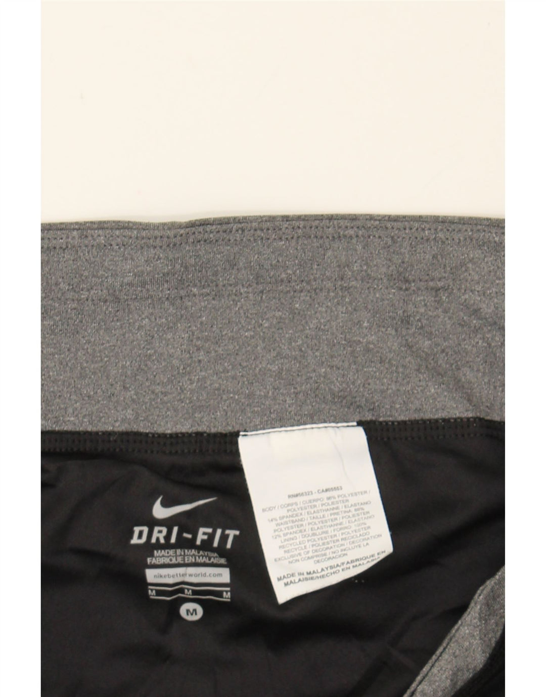 Γυναικείο αθλητικό σορτς NIKE Dri Fit UK 14 μεσαίο μαύρο πολυεστέρα