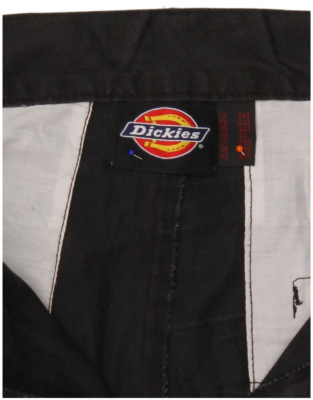 Ανδρικό ίσιο παντελόνι Cargo Dickies W34 L29 Μαύρο πολυεστέρα