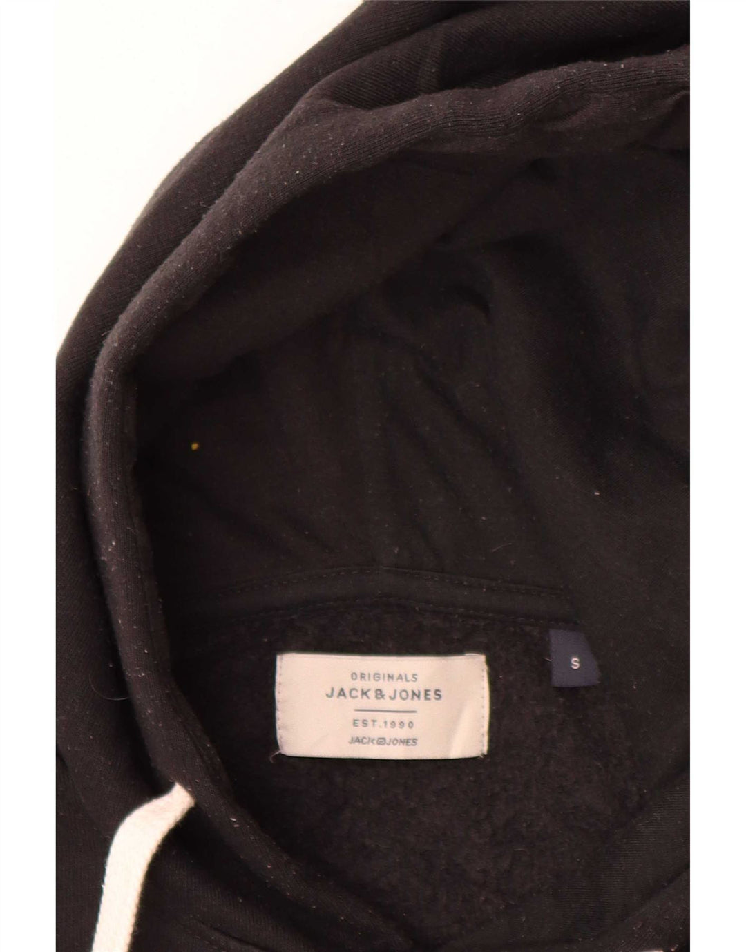 Jack & Jones Ανδρικό μπλουζάκι με κουκούλα από μικρό μαύρο πολυεστέρα