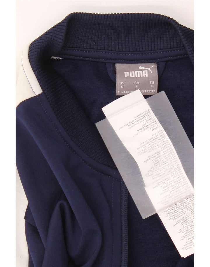 Ανδρική αθλητική φόρμα Puma Μπουφάν Μικρό μπλε Navy Colourblock Πολυεστέρας