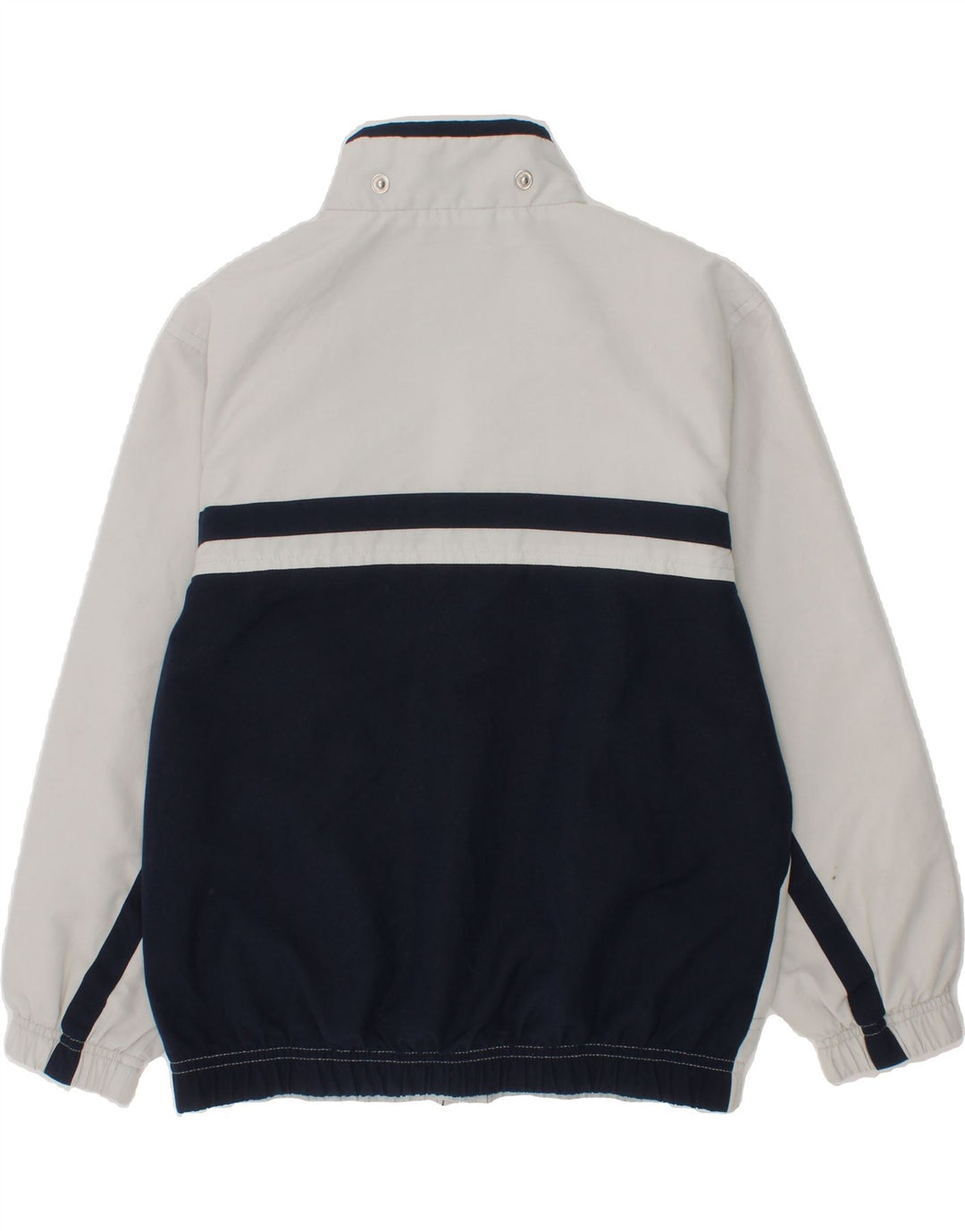 CHAMPION Boys Tracksuit Top Jacket 7-8 Years Grey Colourblock Polyester Vintage Champion and Second-Hand Champion from Messina Hembry 