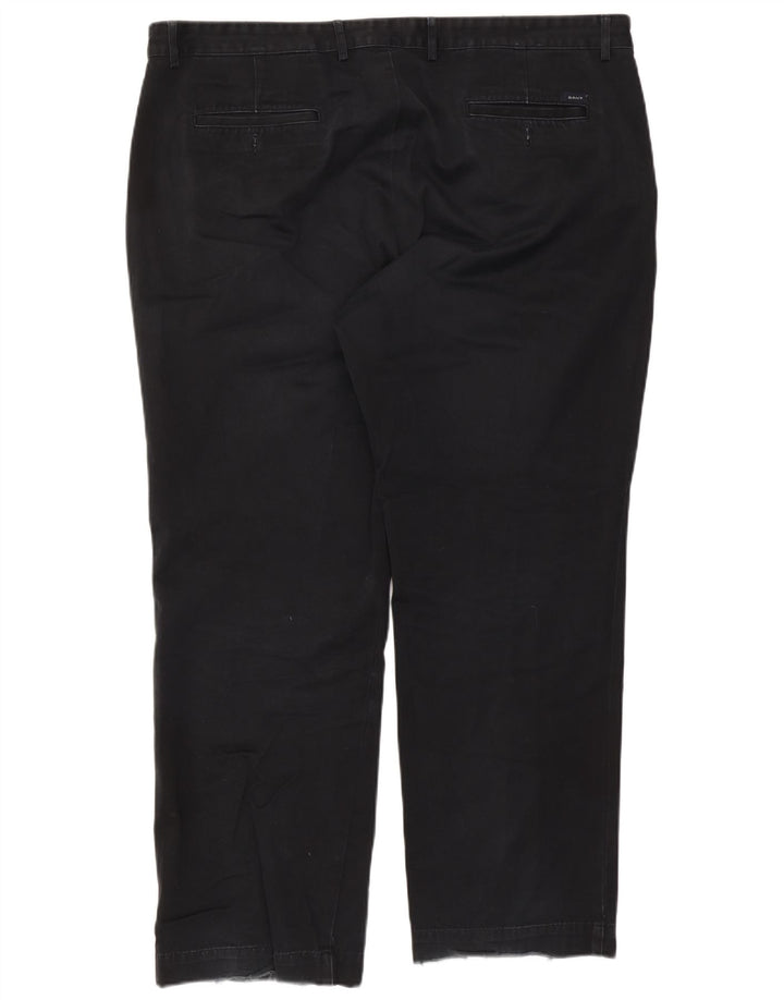Ανδρικό ίσιο παντελόνι Chino Gant W44 L32 Μαύρο